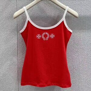 Chrome Hearts Red Tank Top